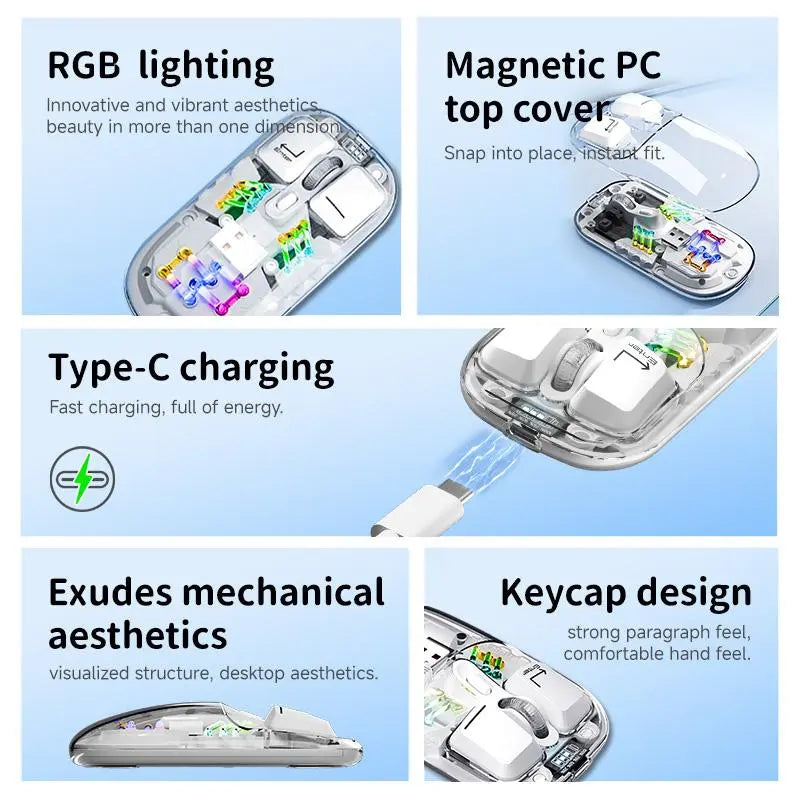 Kemove M2SE Wireless Mouse RGB Mouse