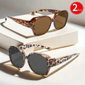 Retro Over-Glasses Sunglasses 2 Pack, Oversized Fit-Over Shades for Men Women, Wear Alone or over Prescription Glasses, Driving & Travel
