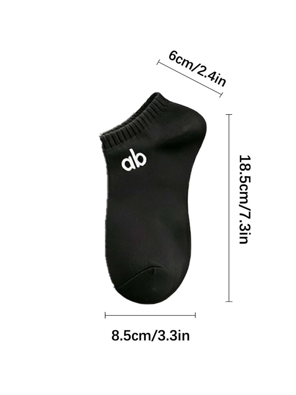 10 Pairs Unisex Letter Solid Color Ankle Socks, Comfortable Soft Breathable Casual Boat Socks for Spring Summer Daily Wear, Breathable Comfy Socks