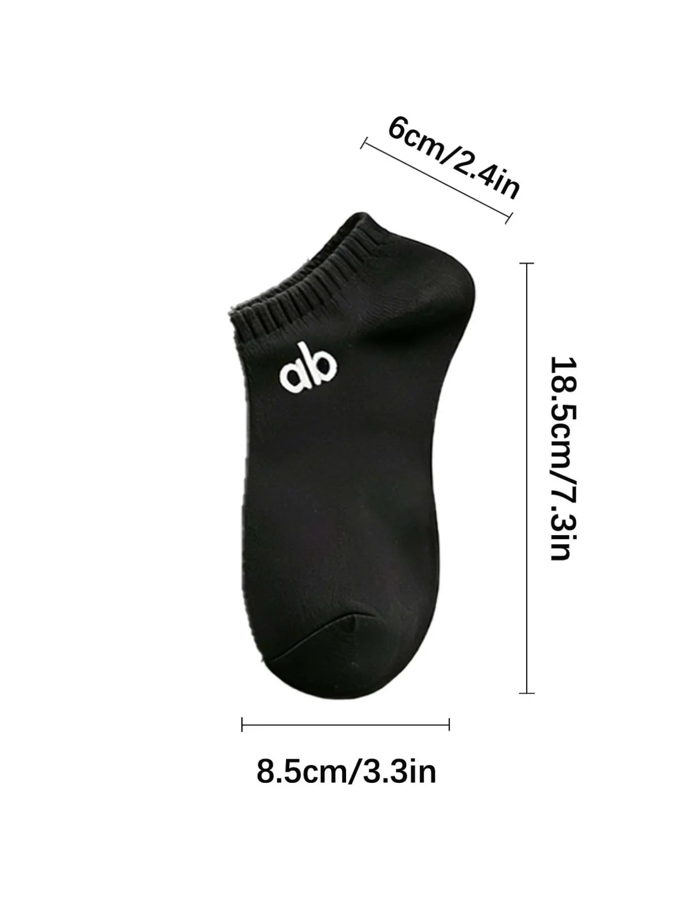 10 Pairs Unisex Letter Solid Color Ankle Socks, Comfortable Soft Breathable Casual Boat Socks for Spring Summer Daily Wear, Breathable Comfy Socks