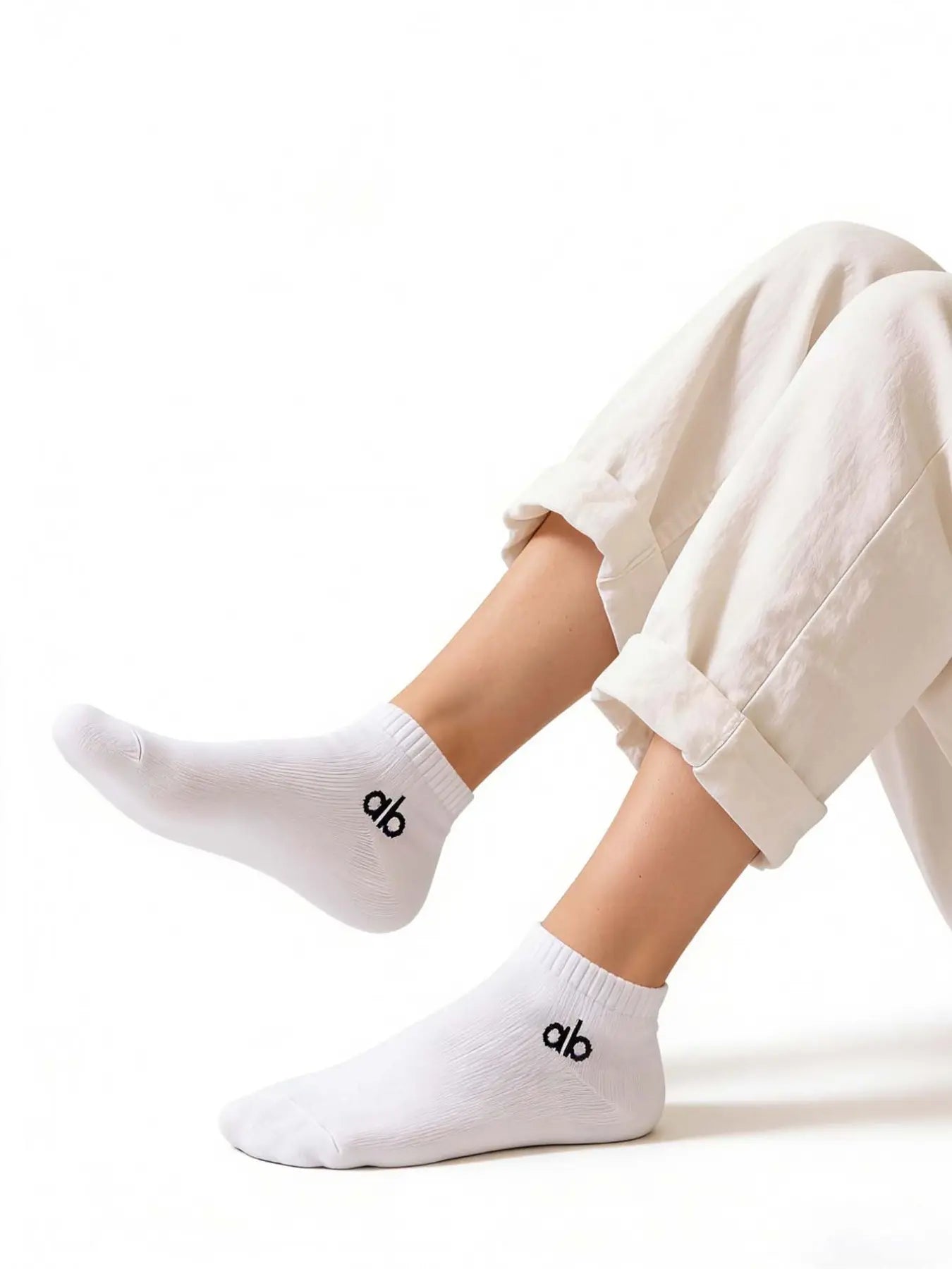 10 Pairs Unisex Letter Solid Color Ankle Socks, Comfortable Soft Breathable Casual Boat Socks for Spring Summer Daily Wear, Breathable Comfy Socks