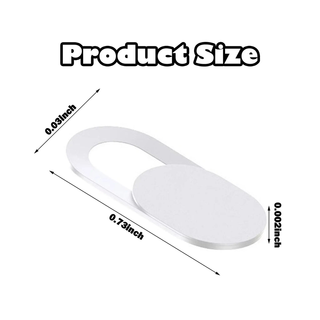 20 Counts Webcam Cover Ultra Thin Laptop Camera Cover Slide for Iphone Ipad Macbook Pro Computer Imac Cell Phone PC Accessories Camera Blocker Slider, Great for Privacy - Black and White