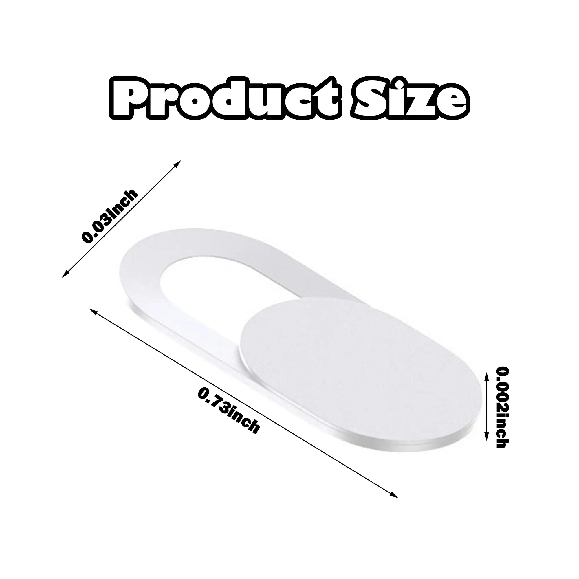 20 Counts Webcam Cover Ultra Thin Laptop Camera Cover Slide for Iphone Ipad Macbook Pro Computer Imac Cell Phone PC Accessories Camera Blocker Slider, Great for Privacy - Black and White